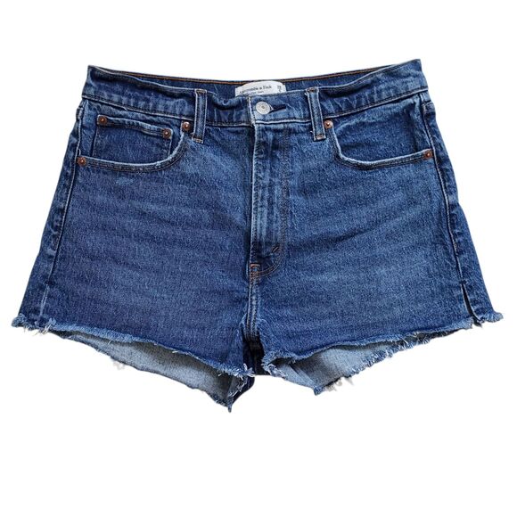 Abercrombie & Fitch Pants - Abercrombie & Fitch Cutoff Mom Shorts Womens 28/6 High Rise Denim